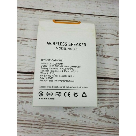 Blue Wireless Bluetooth Speaker Outdoor Sports Portable Small Stereo Waterproof - Picture 11 of 12